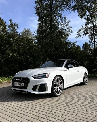 Audi S5 cena 209000 przebieg: 19500, rok produkcji 2021 z Stoczek Łukowski małe 191